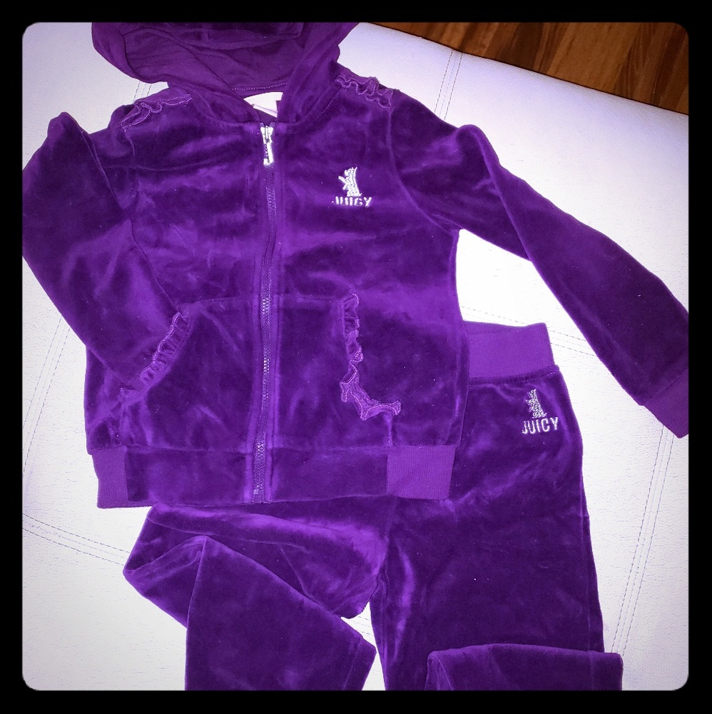 Juicy couture toddler jogging suit